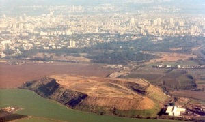 An old landfill near Tel Aviv, commonly called "Shit Mountain"